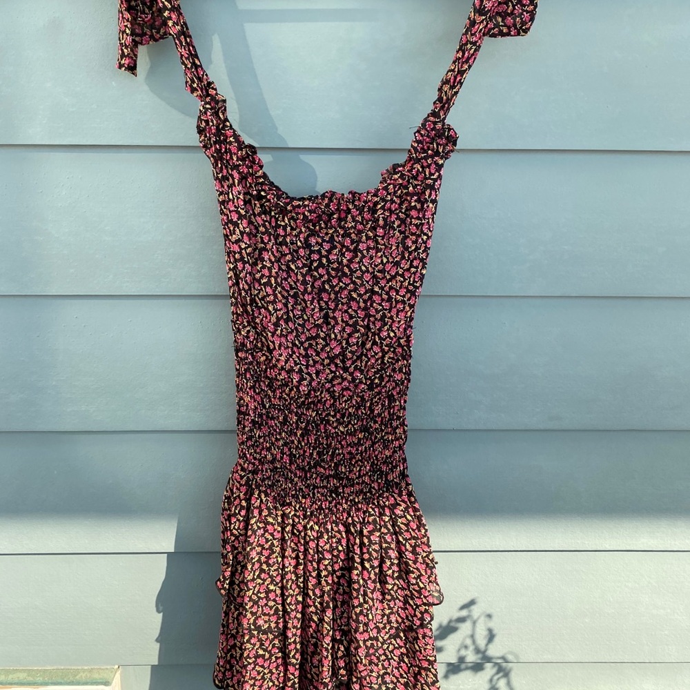 Bluelife floral mini dress with builtin skirt